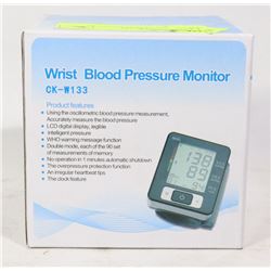 NEW WRIST BLOOD PRESSURE MONITOR