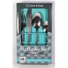 Image 1 : NEW 16PC STAINLESS STEEL CUTLERY SET