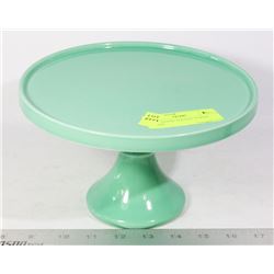 CAKE STAND- FOOTED- INDIGO BRAND