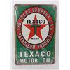 Image 1 : NEW TEXACO MOTOR OIL METAL SIGN
