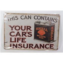 NEW SHELL MOTOR OIL METAL SIGN