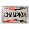 Image 1 : NEW CHAMPION SPARK PLUGS METAL SIGN