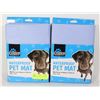Image 1 : TWO NEW WATERPROOF PET MATS (50CM X 71CM)