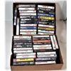 Image 1 : 24)  LOT OF 2 FLATS OF VINTAGE CASSETTE