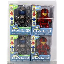 LOT OF 4 HALO ODD PODS