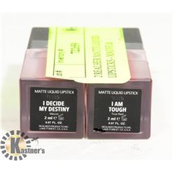2 REALHER MATTE LIQUID LIPSTICKS - MAUVE &