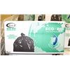 Image 1 : CASE OF 200 - 35" X 48" REGULAR BLACK GARBAGE BAGS
