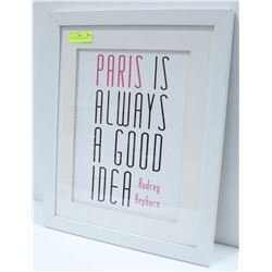 PARIS IS ALWAYS A GOOD IDEA