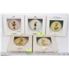 Image 1 : LOT OF 5 GOEBEL MINIATURE COLLECTORS PLATES