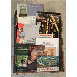 ESTATE FLAT WITH BOOKS ABOUT ANTIQUE COLLECTING