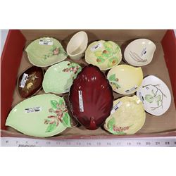 ESTATE FLAT OF CARLTON WARE DISHES