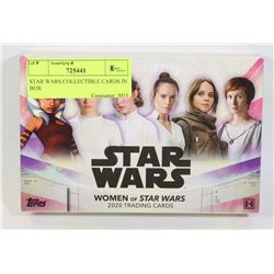 STAR WARS COLLECTIBLE CARDS IN BOX