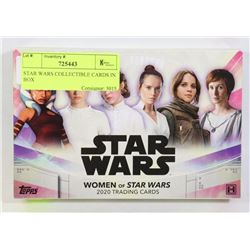 STAR WARS COLLECTIBLE CARDS IN BOX