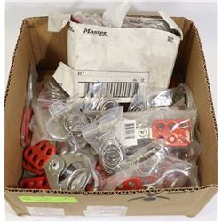 BOX FULL OF NEW 6 LOCK - LOCKOUT-TAGS