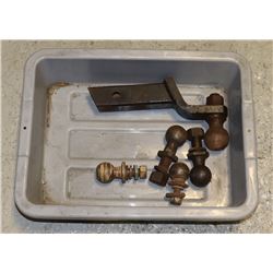 GREY PLASTIC TUB WITH STANDARD 2 INCH