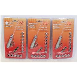 LOT OF THREE LASER POINTER SETS