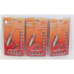 LOT OF THREE LASER POINTER SETS
