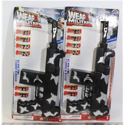 LOT OF TWO SUBMACHINE GUN KIDS TOYS