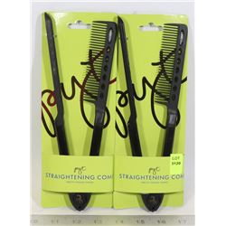 TWO PRETTY YOUNG THING STRAIGHTENING COMBS