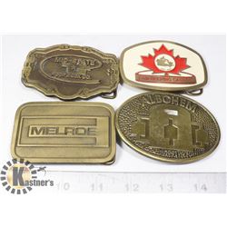 ESTATE BAG WITH 4 BELT BUCKLES