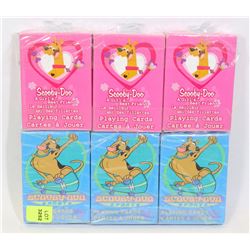 6 NEW DECKS OF PLAYING CARDS