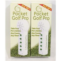 2 NEW SEALED POCKET GOLF PRO RECORDER