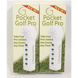 2 NEW SEALED POCKET GOLF PRO RECORDER