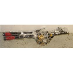 TWO TELESCOPIC FISHING RODS SOLD WITH 2 REELS