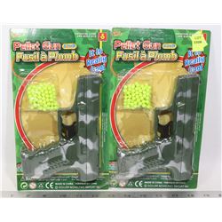 TWO KIDS PLASTIC PELLET GUNS