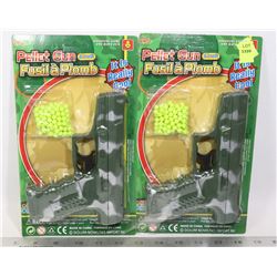 TWO KIDS PLASTIC PELLET GUNS