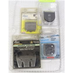 OSTER 4 NEW CLIPPER BLADES