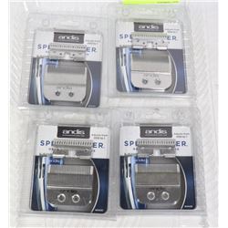 ANDIS 4 NEW CLIPPER BLADES