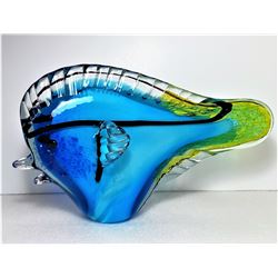 22)  HAND BLOWN ITALIAN ART GLASS FISH
