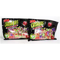TWO BAGS OF 200PC POPPING CANDY