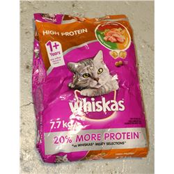 BAG OF WHISKAS CAT FOOD