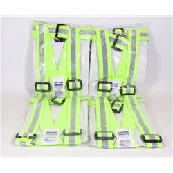 4 NORTON HI VIZ SAFETY BELTS