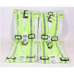 4 NORTON HI VIZ SAFETY BELTS