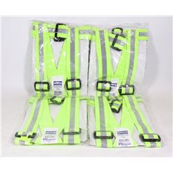 4 NORTON HI VIZ SAFETY BELTS