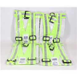 4 NORTON HI VIZ SAFETY BELTS