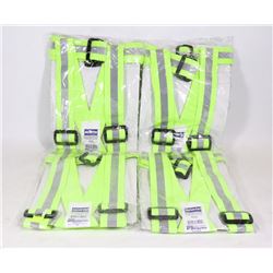 4 NORTON HI VIZ SAFETY BELTS