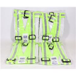 4 NORTON HI VIZ SAFETY BELTS