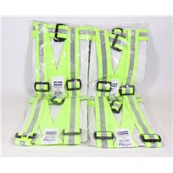 4 NORTON HI VIZ SAFETY BELTS