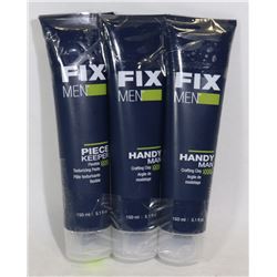 THREE BOTTLES OF FIX MEN HANDY MAN CRAFTING CLAY