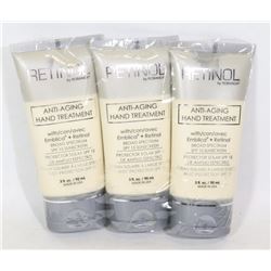 THREE RETINOL ANTI-AGING HAND TREATMENT