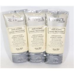 THREE RETINOL ANTI-AGING HAND TREATMENT