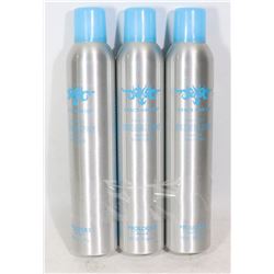 3 CANS OF CRACK HAIR FIX FIRM HOLD FINISHING