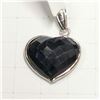 Image 2 : 14K WHITE GOLD SAPPHIRE(5.4CT)  PENDANT