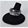 Image 1 : 2)  SILVER TONE RING MADE FROM A 1/2