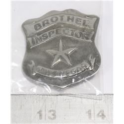 REPLICA LAS VEGAS BROTHEL INSPECTOR BADGE