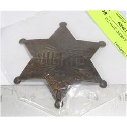 REPLICA LARGE SHERIFF'S BADGE